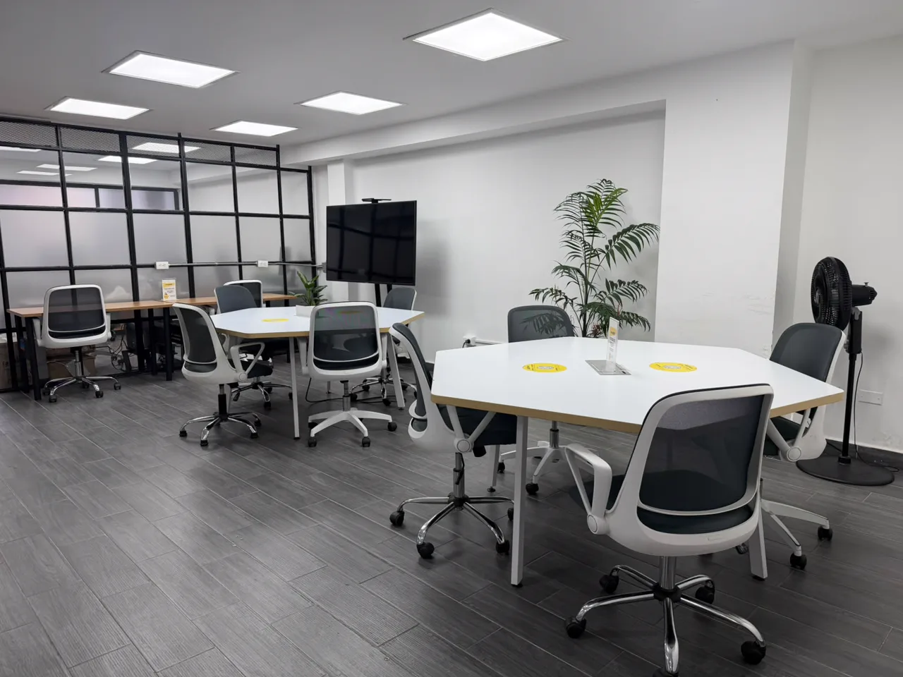 Vista de los espacios de trabajo de Social Co